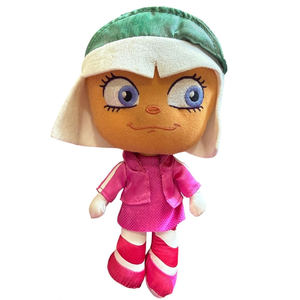 Disney Store 8" Wreck it Ralph Taffyta Muttonfudge Plush Doll Sugar Rush Racer